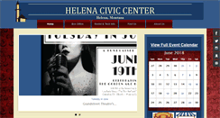 Desktop Screenshot of helenaciviccenter.com